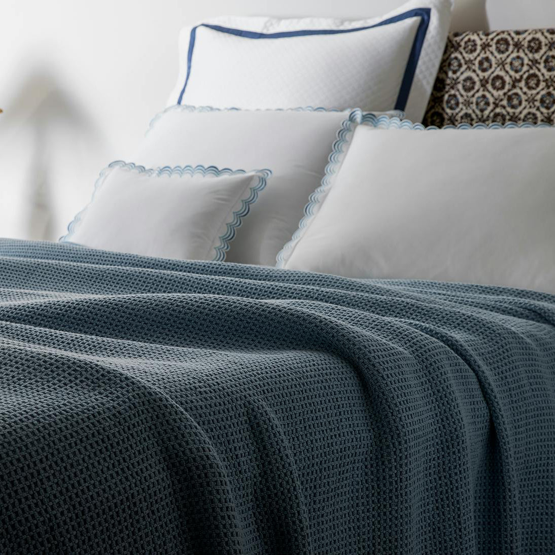 Couverture Chatham en tissage gaufré