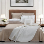 Positano Quilted Pair of Shams Standard Ivory