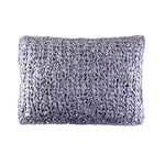 Coussin décoratif en tricot de ruban