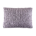 Coussin décoratif en tricot de ruban