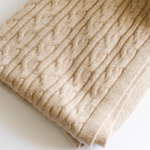 Cosy Cable Cashmere Throw
